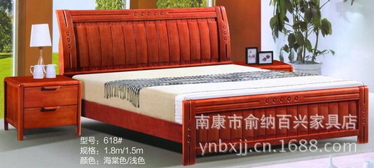 【工廠人氣款 現(xiàn)代家具高檔臥室家具實(shí)木家具 實(shí)木床進(jìn)口橡木床813#】價(jià)格,廠家,圖片,床類,南康市俞納百興家具店-