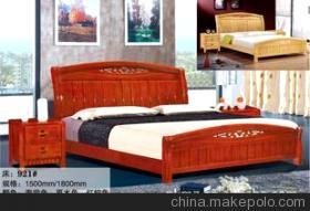 【【明盛祥家私】全國底價/泰國進口橡木床/實木床雙人床/家居921#】價格,廠家,圖片,床,南康明珠家具廠-