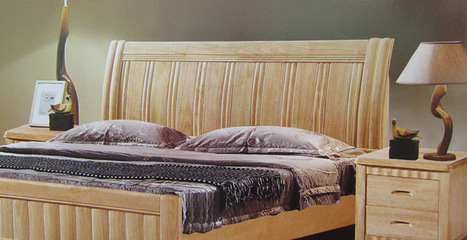 【便宜家具 實木床 臥室家具 家居家具 床頭柜】價格,廠家,圖片,床類,南康騰達家具廠-