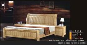 【811#精品實(shí)木床(泰國(guó)橡木)】?jī)r(jià)格,廠家,圖片,床類,南康精工木業(yè)廠-
