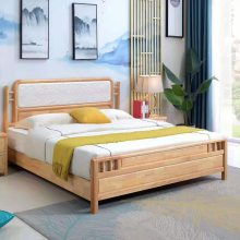 江西南康實木床廠家 南康實木床批發(fā)價格 南康橡木床工廠直銷