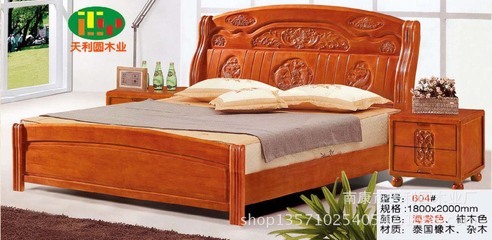 604實木床 南康市天利圓木業廠打造高品質白胚與橡木床