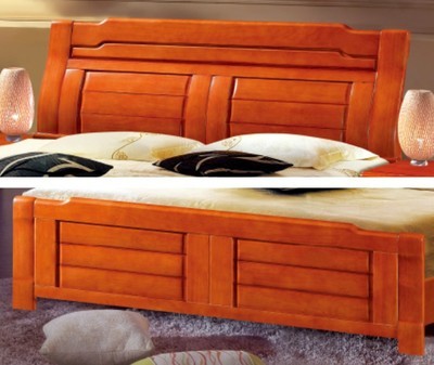 南康同輝家具廠661#橡木實木雙人床 簡約大眾款，品質與實惠并存