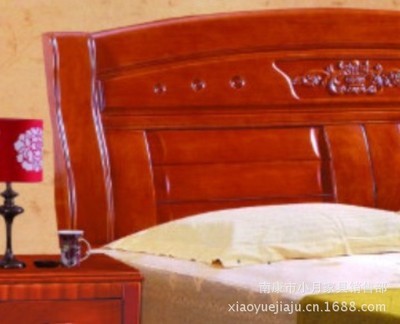 廠家供應高檔實木床 南康實木床805#品質優特價批發